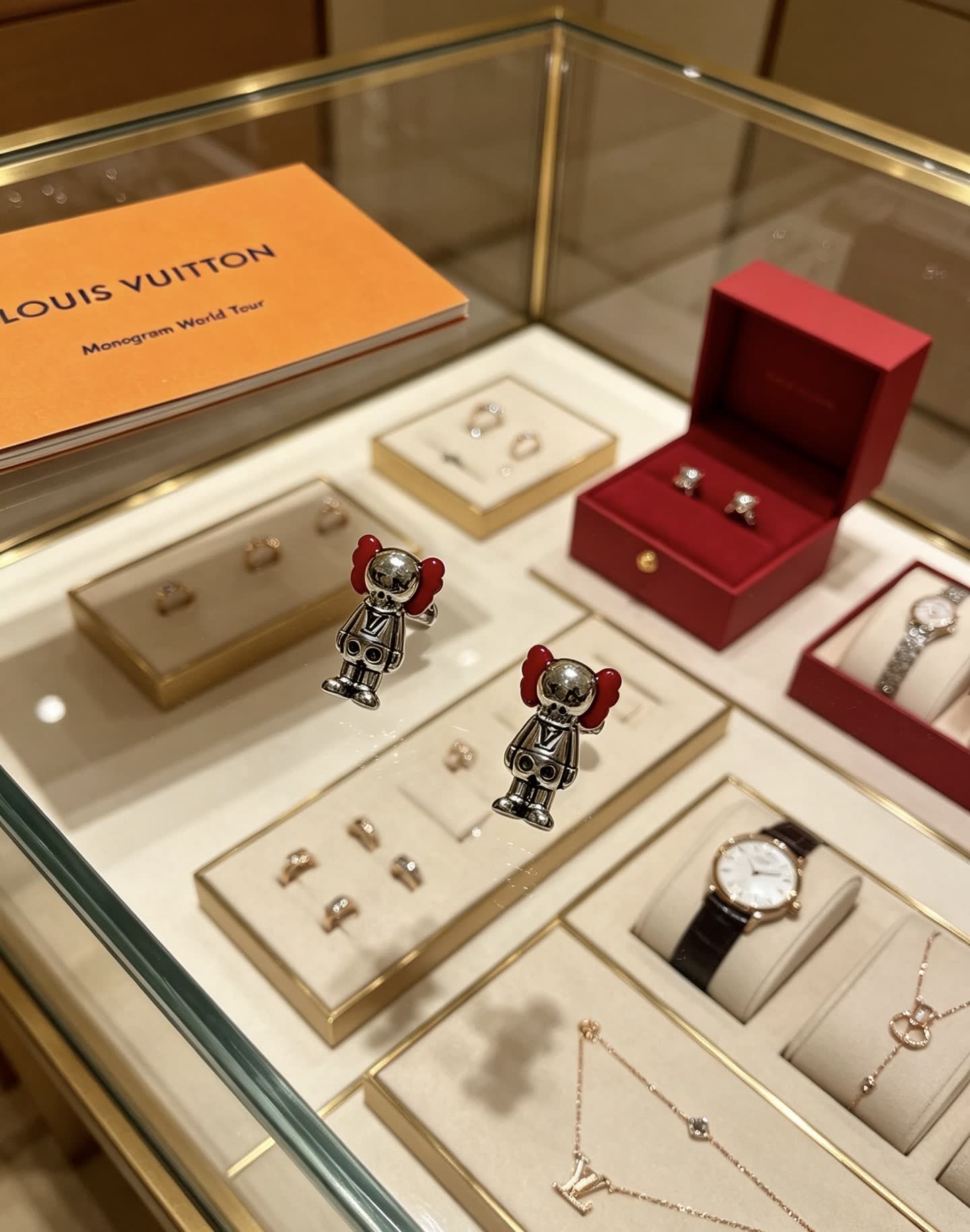 Louis Vuitton Monogram World Tour Earrings